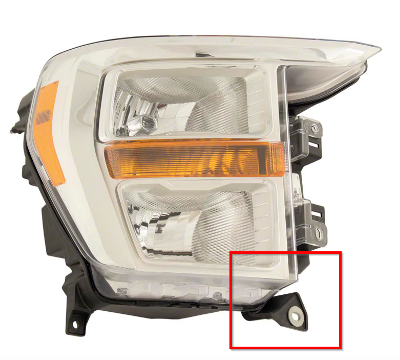 2021-2023 FORD F150 RT LWR IB HEADLIGHT TAB HAL