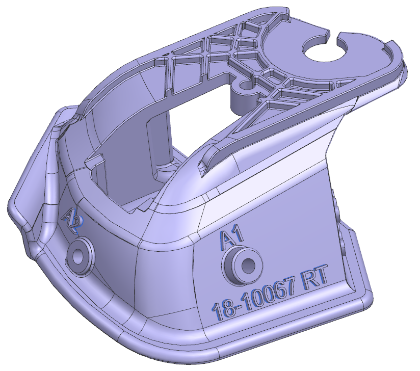 2020-2024 FORD EXPLORER RT UPR OB HEADLIGHT TAB