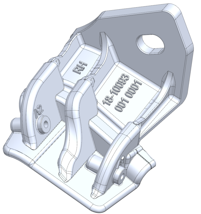 2021-2023 FORD F150 RT LWR IB HEADLIGHT TAB QUAD