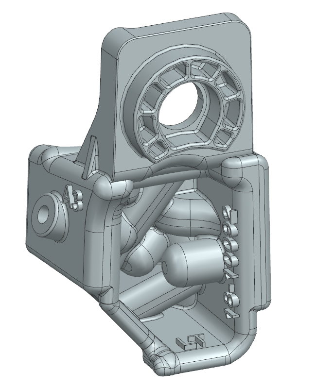 2021-2023 FORD F150 LT LWR OB HEADLIGHT TAB QUAD